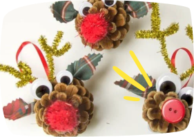 pine-cone-reindeers